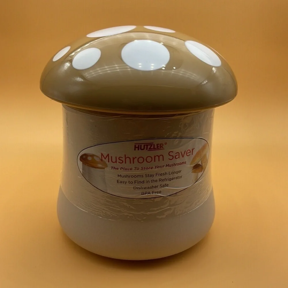 Hutzler Mushroom Saver or Storage Container Brown/Toadstool Style - Picture 10 of 10